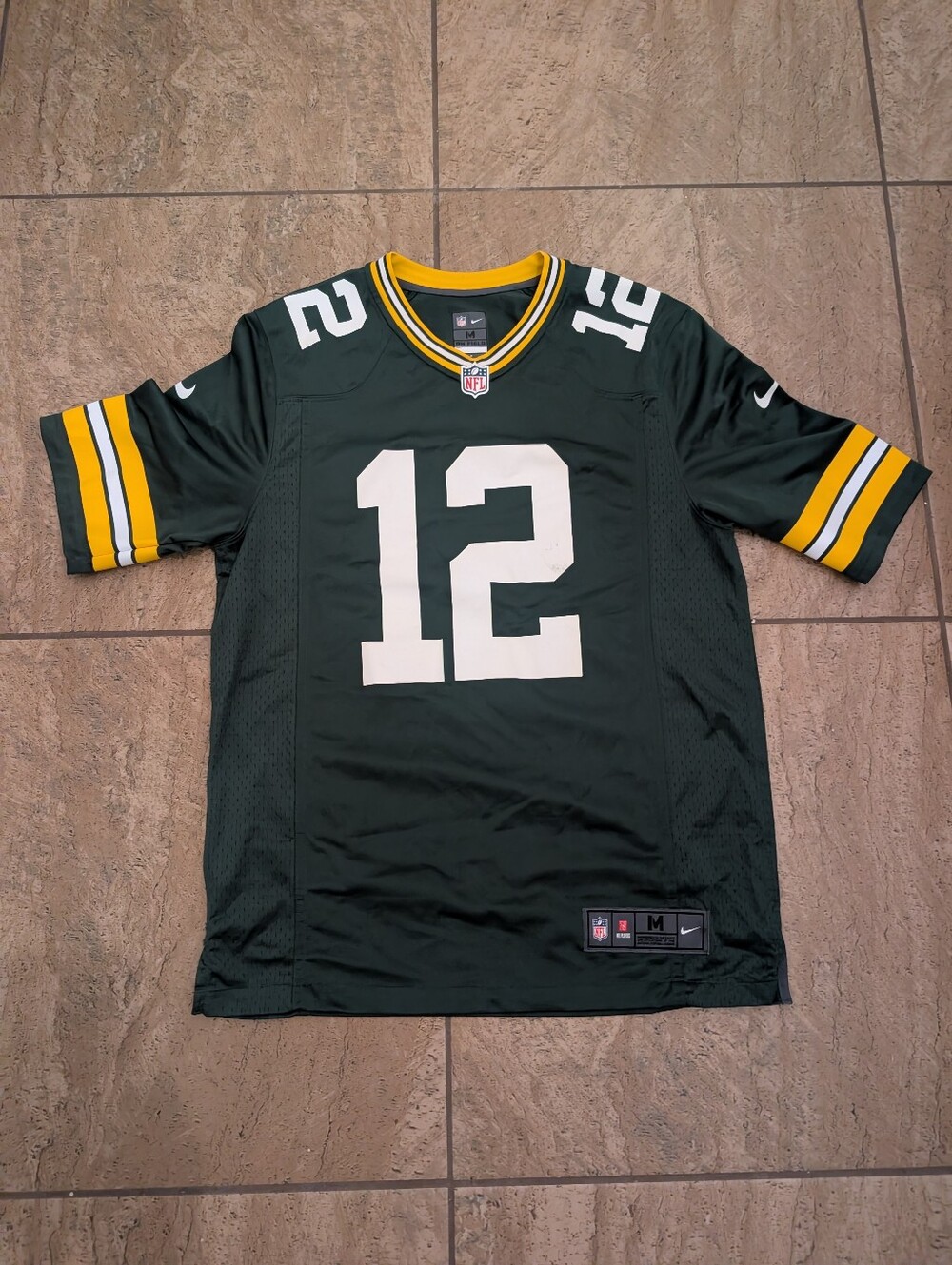 Nike Green Bay Packers Aaron Rogers Jersey Size M
